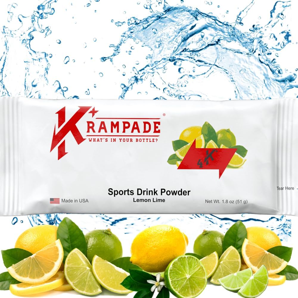 Krampade Electrolytes Powder Kalium Supplement - 4000 mg K +, > 4X mere end kokos vand