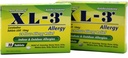 XL-3 Allergi, 24 timers Allergi Relief, 2- pakning med 10 tabletter hver