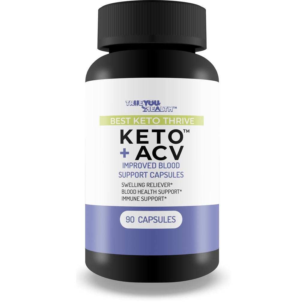 Best Keto Thrive Keto + Acv Improved Blood Support Capsules - Our Best Keto Friendly Blood Balance & Blood Flow Supplement for Blood Health, Sugar Health, Immune Support, & Healthy Swelling Response