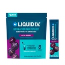 Liquid I.V. ® Hydration Multiplier ® - Açaí Berry - Hydration Powder Packets - 124; Electrolyte Powder Drink Mix 124; Praktisk Single-Serving Sticks - 124; Non- GMO - 124; 16 Servering (pakke med 12)
