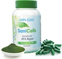 TROYA Sani Cells AFA Blue- Green Algae Capsules Name 124; Stem Cells Organic Superfood # 124; Understøtter energi, mental Klarhed, og afgiftning # 124; Celulas Madre fælles støtte & Muscle Pain - immunsystemet støtte