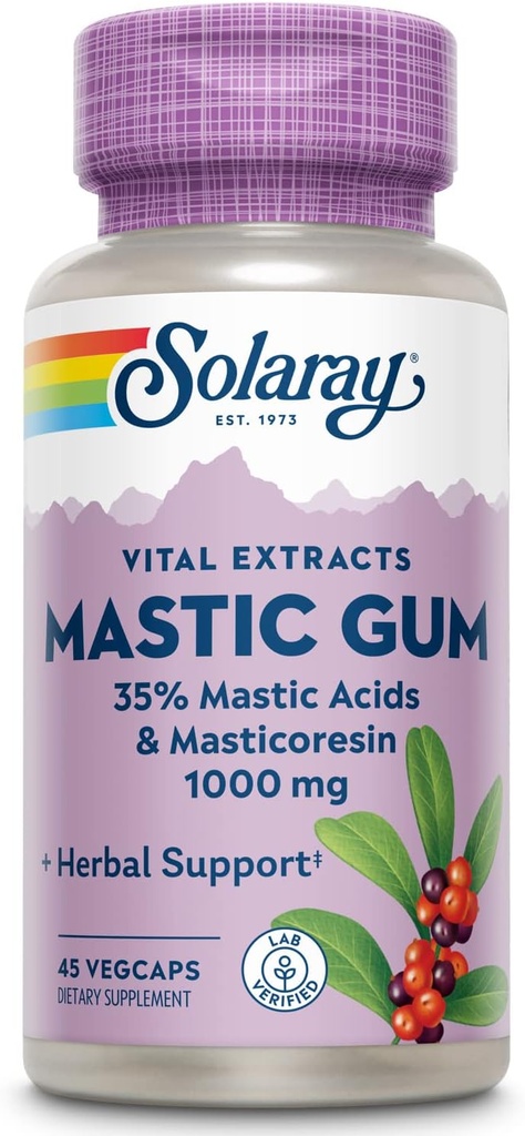 SOLARAY Mastic Gum Extract 500 mg 45