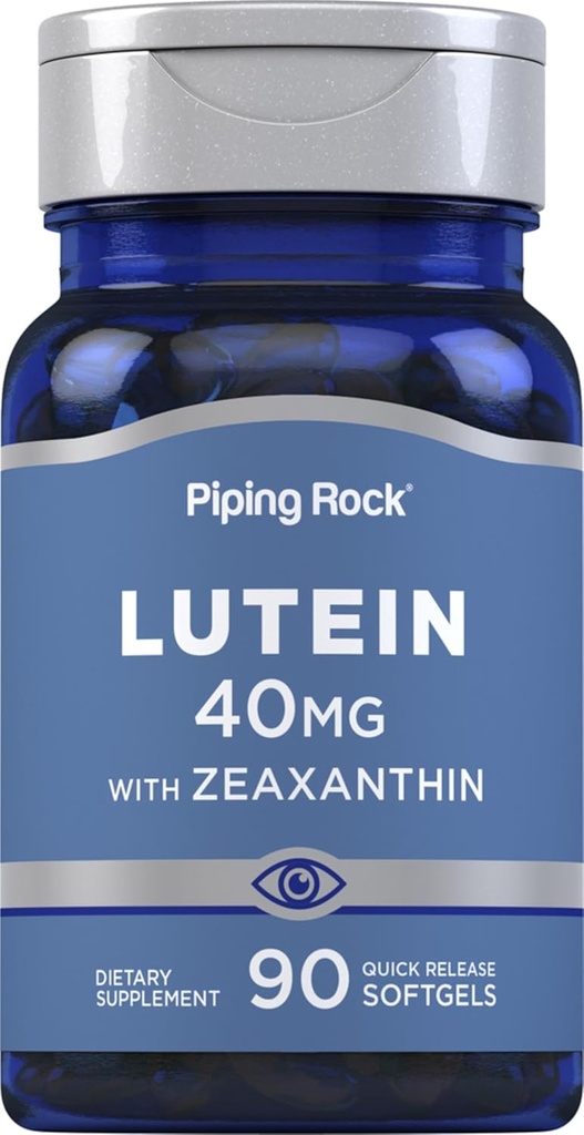 Piping Rock Lutein med Zeaxanthin 40mg
