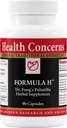 Sundhedsmæssige bekymringer Formel H - blodcirkulation & Vaskulær Support - Vein Health Supplement - Urteformel med Quercetin & Skullcap Root - Kinesisk Traditional Medicine - 90 kapsler