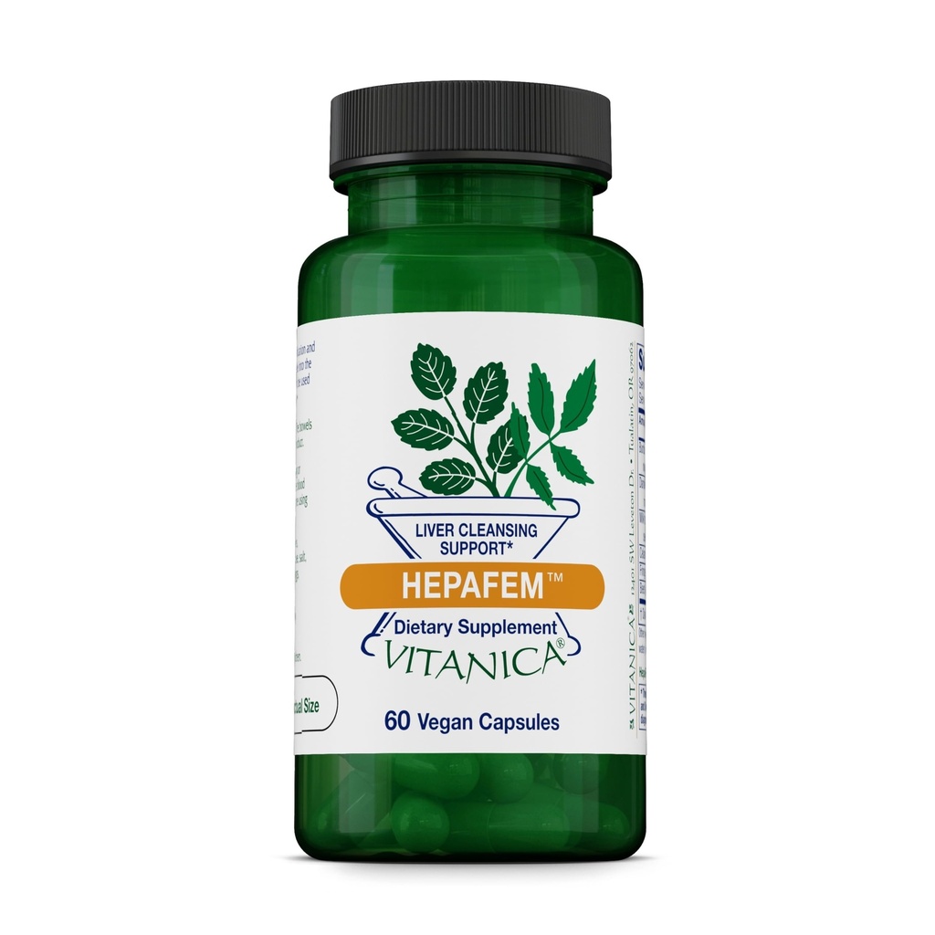 Vitanica Hepatem, Leveroprydning Support, Vegansk / Vegetarisk, 60 Kapsler