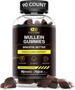 EFFEKTIV NUTRA 9in1 Mullein Gummies Memory 124; Lung og Sinus Support for Cleanse, Clarity, and Relief Memory 124; Vegan, Gluten- Free, Non- GMO Supplement Memory 124; Natural Berry Flavor, 45- Day Supply, Made in USA (90ct)