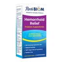 RektiBiom Probiotiske Hæmorroid Relief supppositorier med hud lindrende naturlige ingredienser, hurtig Relief. Hyaluronsyre og gurkemeje ekstrakt, Vegan, Gluten- fri formering