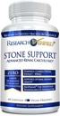 Forskning Verified Stone Support - Optimal Nyre Stone Defense - Chanca Piedra, Crataeva Nurvala, BioPerine - Vegan - 60 kapsler