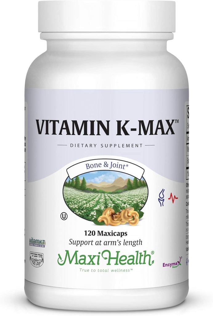 Maxi- Health Maxi Vitamin K- Max, 120 Greve