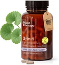 Plant Therapy 3-in-1 Biotin Capsules with Vitamin E & Gotu Kola Manufactured in USA 4 Month Supply Supports Radiant Skin, Hair Growth and Strong Nails Supplements for Women 120 Vegetarian Capsule