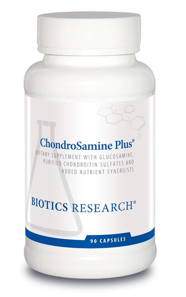 Bioetik forskning ChondroSamine Plus Glucosamine Plus Chondroitin, MSM, Vitaminer og mineraler, Fælles & Connective Tissue Support, Sund og let bevægelse. 90 Kapsler