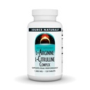 Source Naturals L- Arginin L- Citrullin Complex, 120 tabletter, 1000 mg