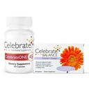 CelebrateONE 45 Multivitamin med jern og balance Probiotisk Bundle - Bariatriske vitaminer til post- Gastrisk bypass & Ærme Gastrektomi - Omfattende ernæring & fordøjelsesstøtte
