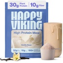 Happy Viking Vanilla Plant Protein Powder, Oprettet af Venus Williams, 20G Protein, Low Carb, Keto, Vegan, Glutenfri, Non- GMO, Superfoods, Complete Meal Erstatning, 1 Canister (24 oz.)