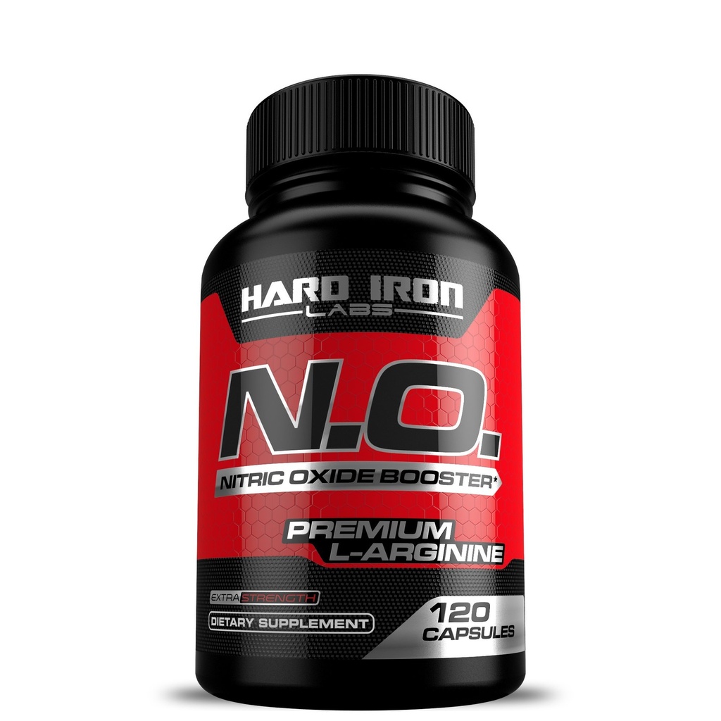 N.O. Nitroxidbooster med L- arginin, L- citrlin, Beta alanine, AAKG - Non-GMO, Gluten- fri, Vegan - Pre-workout supplement for muskelvækst, Stamina, Energi, Pumper, Vaskularitet - 120 Kapsler