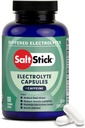 SaltStick elektrolyter med koffein - Saltpiller og elektrolyter til løb, hydrering, ben kramper Relief, Sports Inddrivelse, Vandring Essentials - Salt, Magnesium, Kalium, D3- 100 Tæl