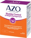 AZO Bladder Control with Go-Less® & Weight Management Dietary Supplement | Helps Reduce Occasional Urgency* | Promotes Healthy Metabolism* | Supports a Good Night’s Sleep* | 48 Capsules