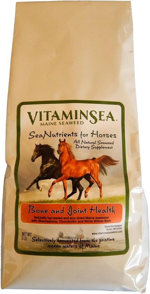 VITAMINSEA Horse Kelp Tørret Seaweed Supplement124; Alle naturlige kostvaner for heste