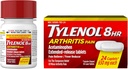 Tylenol 8 timers arthritis smertestillende tabletter med Acetaminophen til fælles smerter, 24 ng
