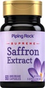 Piping Rock Saffron Extract Supplement | 60 Capsules | Pills for Women & Men | Non-GMO, Gluten Free