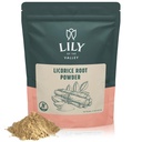 Lily of the Valley Licorice / Liquorice Root Powder - Ground Mulethi Sourced fra Indien - Natural Sweetener - Vegan & Gluten- Free - Pakket i resealable Pouch (16oz, 453g)