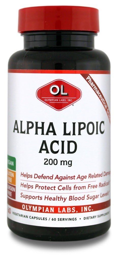 OLYMPIAN LABS Alpha Lipoinsyre 200 Mg, 0, 15 Pund