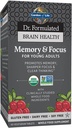 Livets have Dr. Formuleret Hukommelse & Fokus for unge voksne - Hukommelse, Fokus, Klarhed og Hjerne Sundhed For unge voksne & Teens, Organiske Tablets - Vitamin D3, Gurkemeje, Sage, Kaffefrugt - 60 Tablets