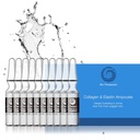 Bio- Therapeutic Collagen & Elastin Ampuller, Koncentreret Ansigtsserum Hydrater og Firmaer Alle hudtyper med blid og genoprettende vand baseret formel - 10 glas hætteglas