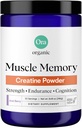 Ora Organic Creatin Monohydrat Powder - Germany-Sourced Creavitalis for Strength, ElevatP for Energy, D-Ribose & Taurine for Recovery - Creatin for kvinder & mænd - Acai Berry Flavor, 30 Servering