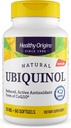 Sund oprindelse Ubiquinol (Aktiv form af CoQ10), 50 mg - Kaneka Ubiquinol Kosttilskud til hjertesundhed & antioxidant - Gluten- Free & non- GMO supplement - 60 Softgels