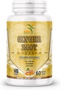 Organisk ingefær rodpulver (Zingiber officinale) fordøjelsesstøtte - 60 Veggie kapsler