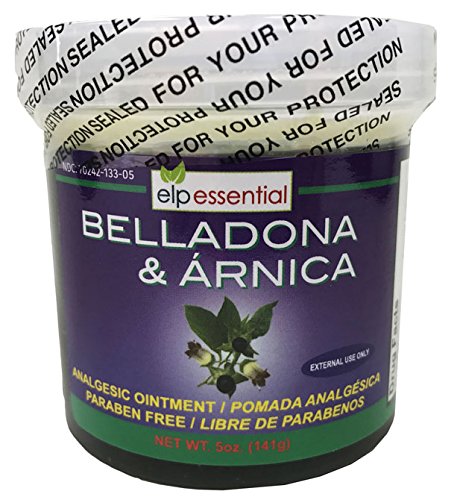 Belladona og Arnica Analygesic Salve 5 oz (141g) Paraben Free