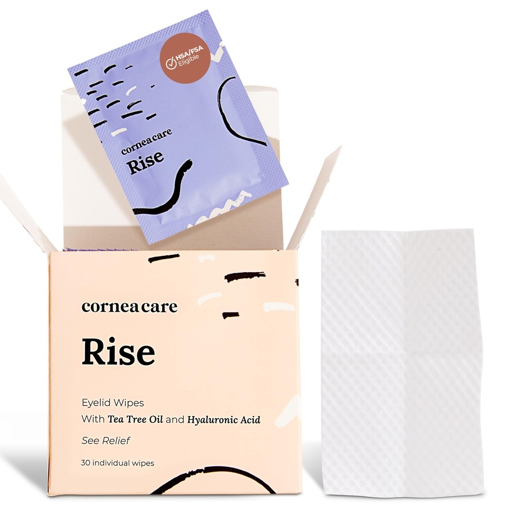 CorneaCare Rise: Eyelid Tjedre Note 124; Eye Tjedre til tørre øjne