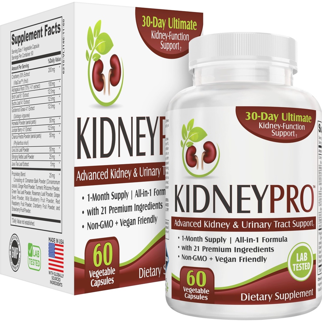 Kidney- PRO med 21 Kidney Health Kosttilskud