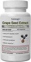 Superior Labs Grape Seed Extract, 400mg, 120 Vegetabilske kapsler, 95% polyphenoler, høj antioxidant indhold, sund blodgennemstrømning, understøtter immunsystemet og hjernesundhed