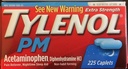 Tylenol PM Extra Strength Caplets (225 ct.) (2 pakning)
