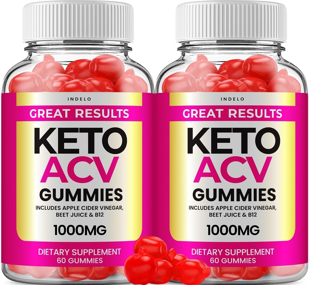 (2 Pack) Store resultater Keto ACV Gummies - Advanced Formel Great Resultater Keto plus ACV Gummies Apple Cider Vincious Great Resultater ACV Gummies Kosttilskud Anmeldelser (120 Gummies)