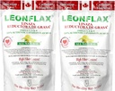 Leonbeer 100% autentiske canadiske hørfrø pulver, Alle naturlige, højt fiberindhold, Kosttilskud til at forbedre din fordøjelsessundhed, Omega 3, 6 & 9, 18 Oz, Bag (1) (2)