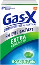 Gas- X Extra Strength Gas Relief Softgel med Simeticone 125 mg - 50 Tæl