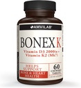 Bonex K Supplement 124; D-vitamin & K Complex; 124; understøtter hjerte, knogler og tænder sundhed