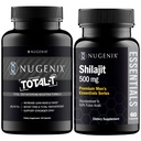 Nugenix Essentials Shilajit og Total- T Testosteron Booster for mænd