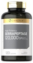 Carlyle Serrapeptase 120000 SPU Note 124; 120 Kapsler