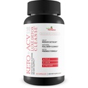 90 Dag Keto + Acv Luxe Detox Rense - Psyllium Keto Detox Rense 90 Day Supply - Hjælp Reducere Gut Bloat & Belly Størrelse - Fuld Kropslæde - Premium Keto Acv Luxe Rense Keto Lux