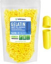 XPRS Nutra Størrelse 0 Tomme kapsler - 1000 Tomme Gelatine kapsler - Piller gør det - Pure Bovin Pill Gel Caps til Do- It- Yourself Kosttilskud (gul)