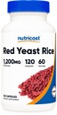 Nutricost Red Yeast Rice 1200mg, 120 Kapsler - 60 Serv, Veggie Caps, Non- GMO, Gluten Free