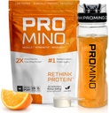 Rethink Protein, 2X bedre end Whey Protein, Mega- Dosis Leucin (EAA + BCAA), Ultra-Fast- Actioning Muscle Recovery, NSF Certified, Build Muscle selv mens du sover * - Orange, 30 Servere