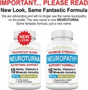 (3 Pack) Neuropati Support with 600 mg Alpha Lipoic Acid - Benfotiamin, Periferal, Feet, Hand Fingers Legs Toe, Best Maximum Strength Natural Renew Vitaminer - 360 Caps, 90 dage