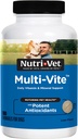 Nutri- Vet Multi- Vite Chewables for Adult Dogs, Daily Multivitamin & Mineral Supplement for total sundhed, immunforsvar og balanceret ernæring, 180 Greve