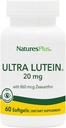 NaturePlus Ultra Lutein 20 mg - 60 Softgels - Nutritional Support for Sund Øje funktion - 60 Servering