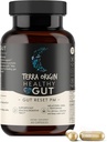 TERRA ORIGIN Healthy Gut Reset PM | 60 Veggie Capsules | Natural Sleep Aid Supplement for Sleep & Wake Cycles | GABA, L-Tryptophan, Melatonin, L-Glutamine, Licorice Root, Slippery Elm Root
